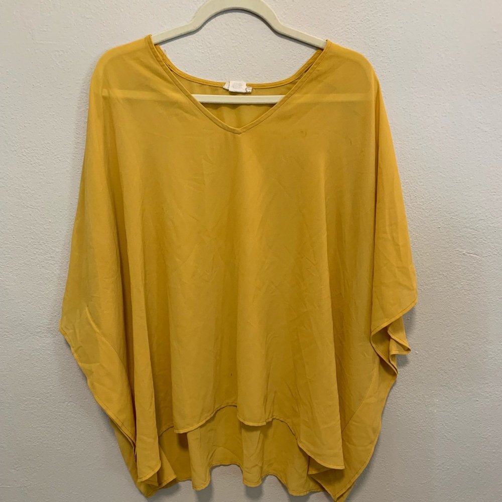 Yellow blouse
